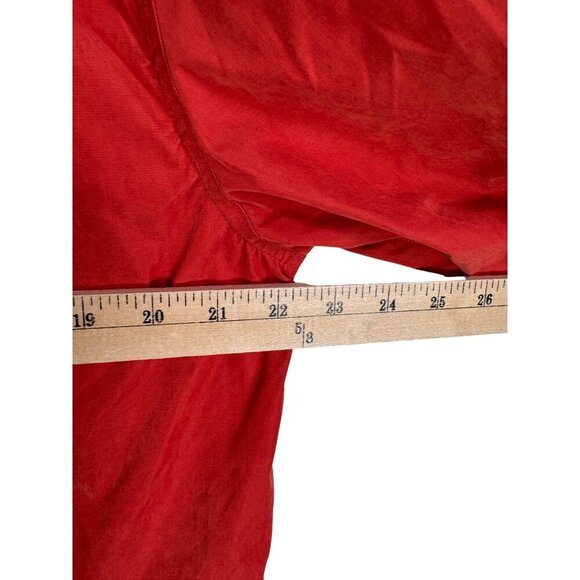 Marine Layer Everett Lightweight Waxed Canvas Jacket Full-Zip Hooded Red Size S - Picture 4 of 10